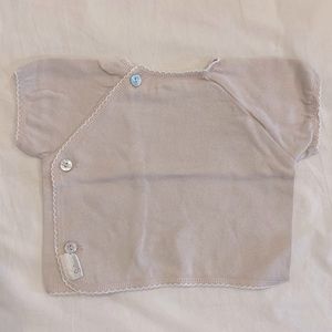 Dusty pink Selena baby cardigan